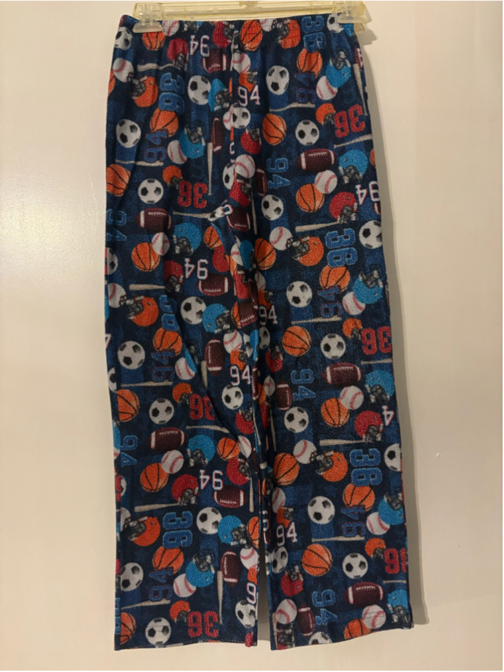 Boys Joe Boxer Sports Pajama Bottoms Size L Blue Orange